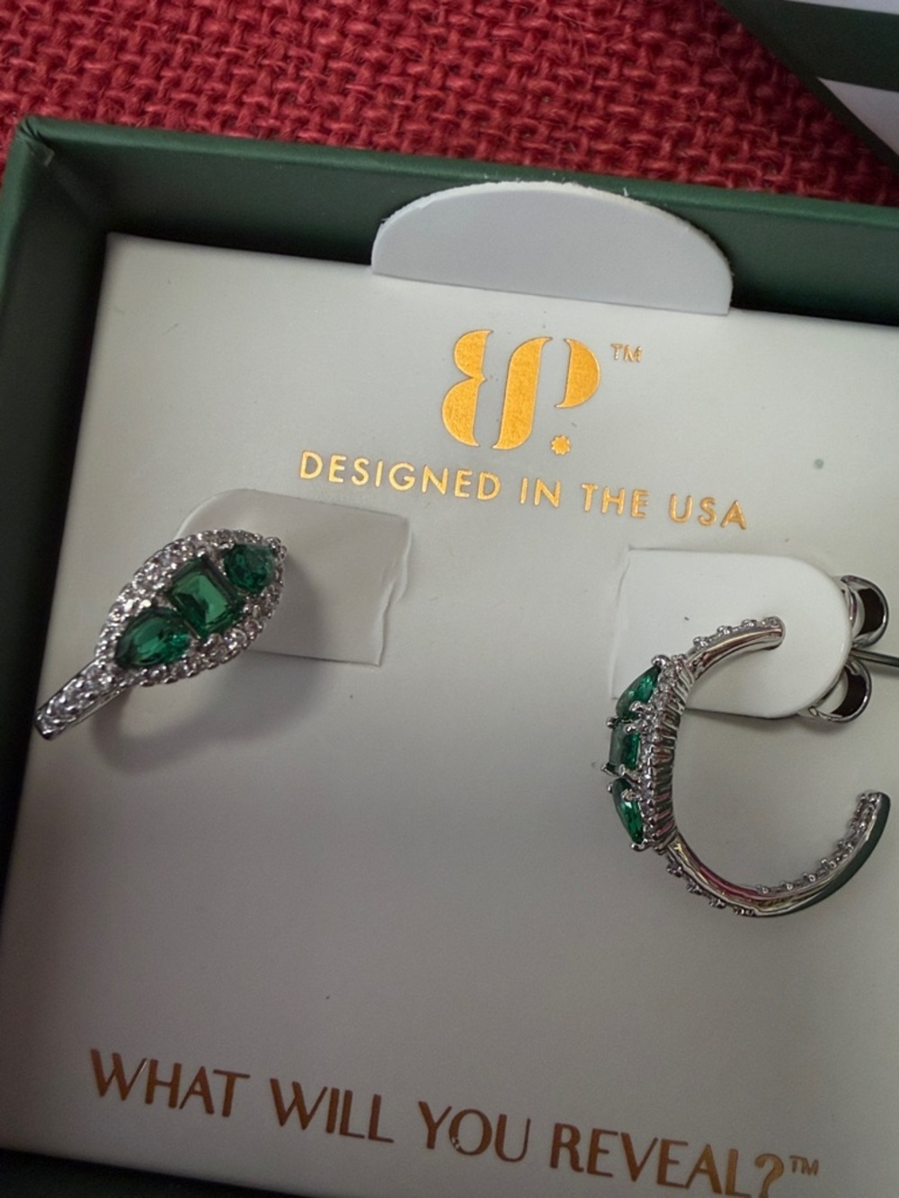 Bomb Party May 2026 Earrings- The Ravetta Hoops - Picture 2 of 4